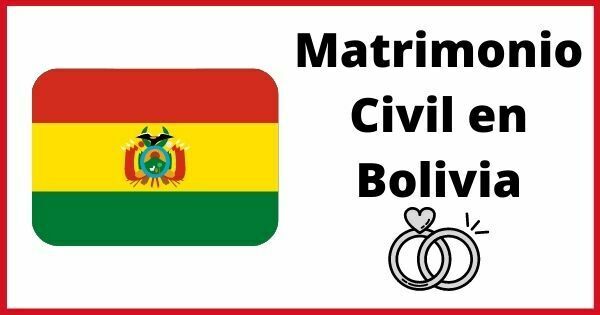 Matrimonio civil en Bolivia