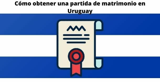 Partida de matrimonio en Uruguay
