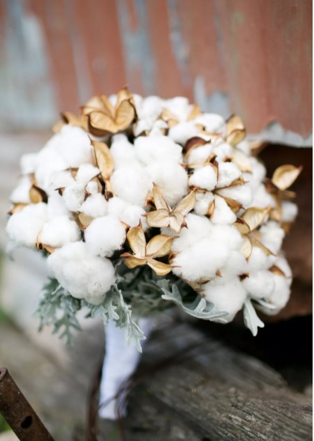 ramo de algodon para bodas