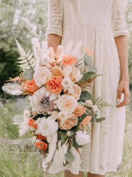ramo de seda para bodas